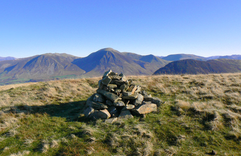 Loweswater End on Carling Knott's summit Loweswater End on Carling Knott's summit